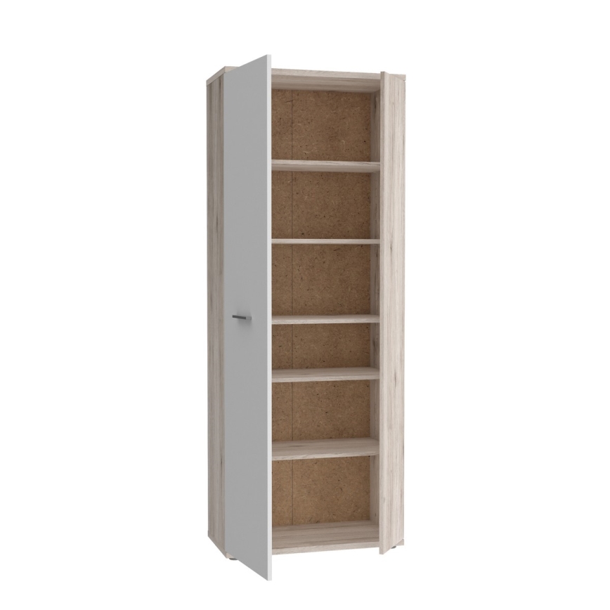 Komoda/obućarnik SIMO, bela/taupe