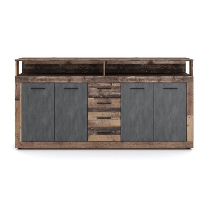 Komoda RUNA tamno braon/antracit