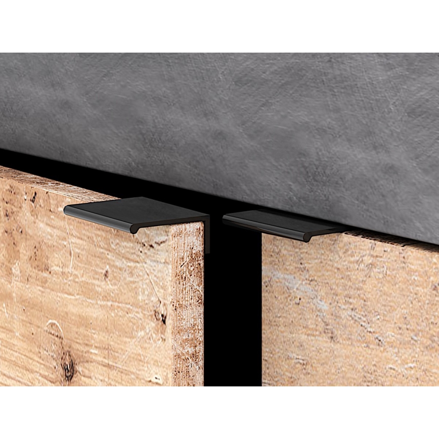 Komoda RUNEA svetlo braon/antracit