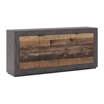 Komoda RUNEA tamno braon/antracit