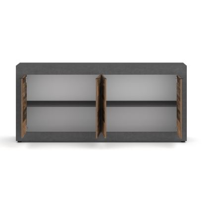 Komoda RUNEA tamno braon/antracit