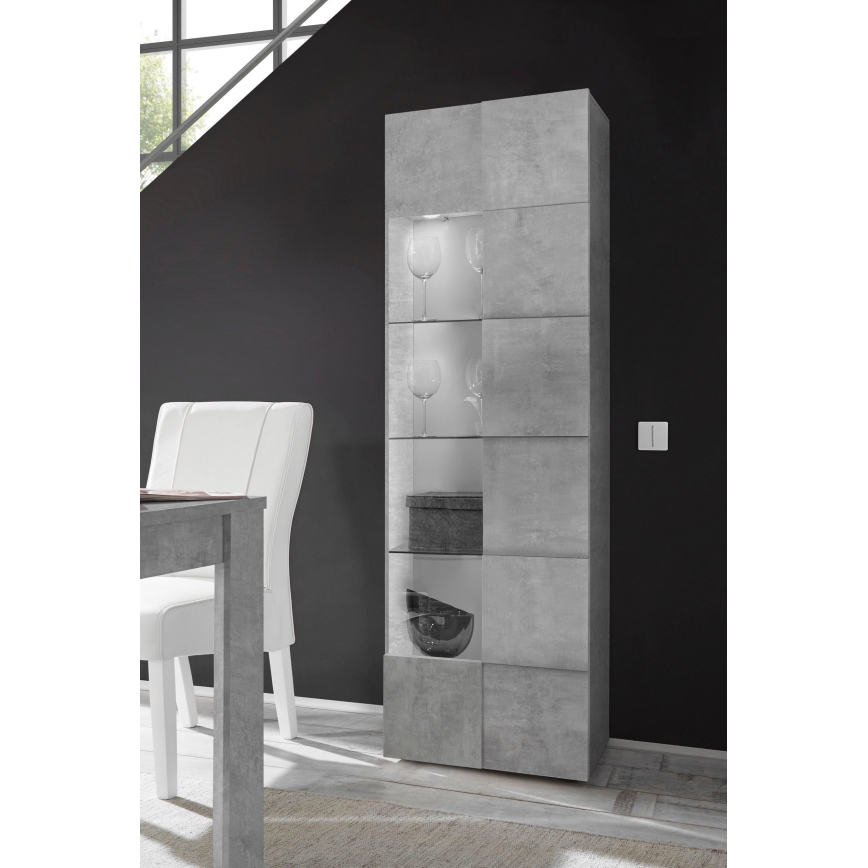 Komoda SERIAN sivi beton