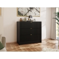 Komoda TIRENO 75x80 cm crna