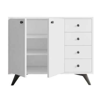 Komoda WAGA 82x100 cm bela