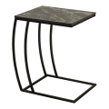 Kompaktan stolić za odlaganje 65x35 cm u elegantnoj crnoj boji