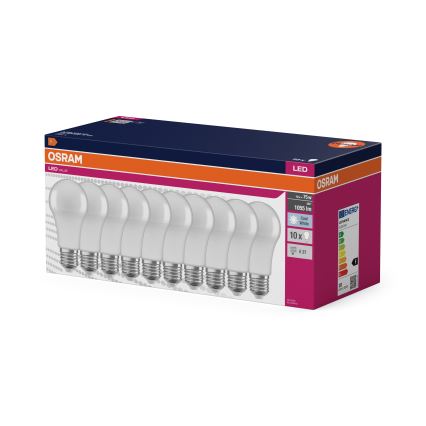 Komplet 10x LED sijalica CLASSIC A75 E27/10W/230V 4000K - Osram