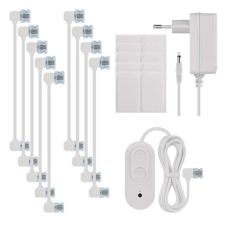 Komplet 10x RGBIC prigušiva LED panel/1,9W/230V Wi-Fi Tuya