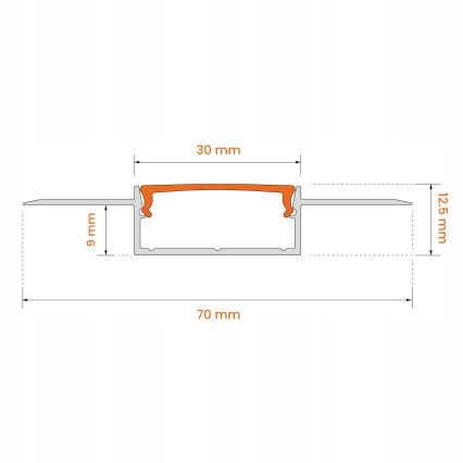 KOMPLET 1x LED RGBW prigušiva traka NEO LITE MUSIC LED/24W/230V 5 m IP65 Wi‑Fi Tuya + 5x ugradni profil 1 m srebrna/bela + daljinski upravljač