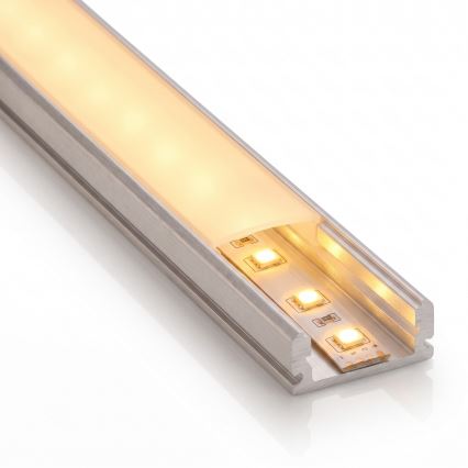 KOMPLET 1x LED traka MYLIVING LIGHTSTRIP LED/22W/230V 5 m + 5x ugradni profil 1 m srebrna/bela