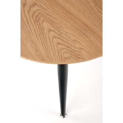 Komplet 2 konferencijska stočića ZENYA, hrast/crna