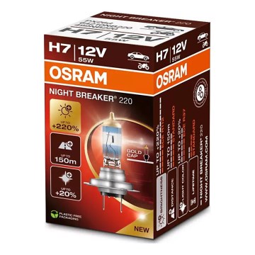 Komplet 2x automobilske sijalice NIGHT BREAKER H7 PX26d/55W/12V - Osram