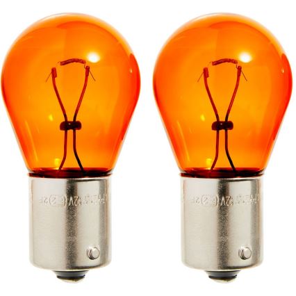 Komplet 2x automobilske sijalice Philips VISION 12496NAB2 PY21W BAU15s/21W/12V