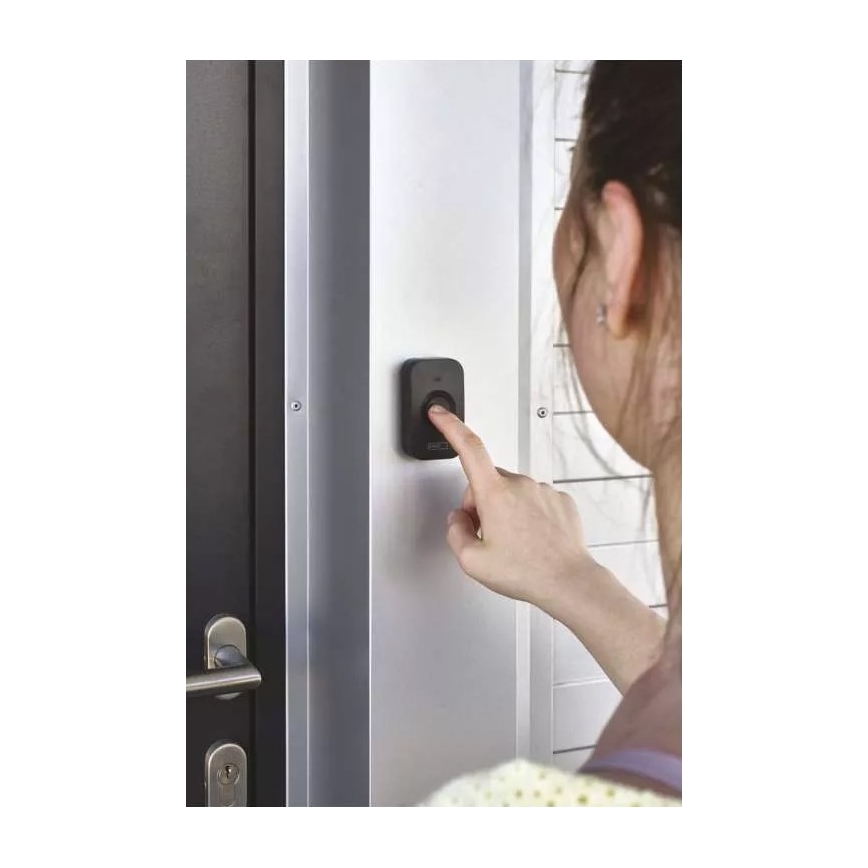 KOMPLET 2x Bežični zvončić na baterije 3xAAA + 1xA23 IP56