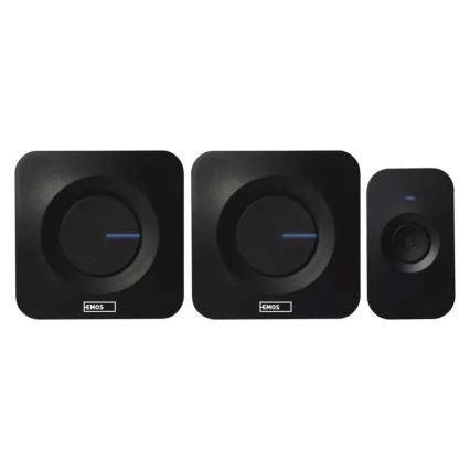 KOMPLET 2x Bežični zvončić na baterije 3xAAA + 1xA23 IP56