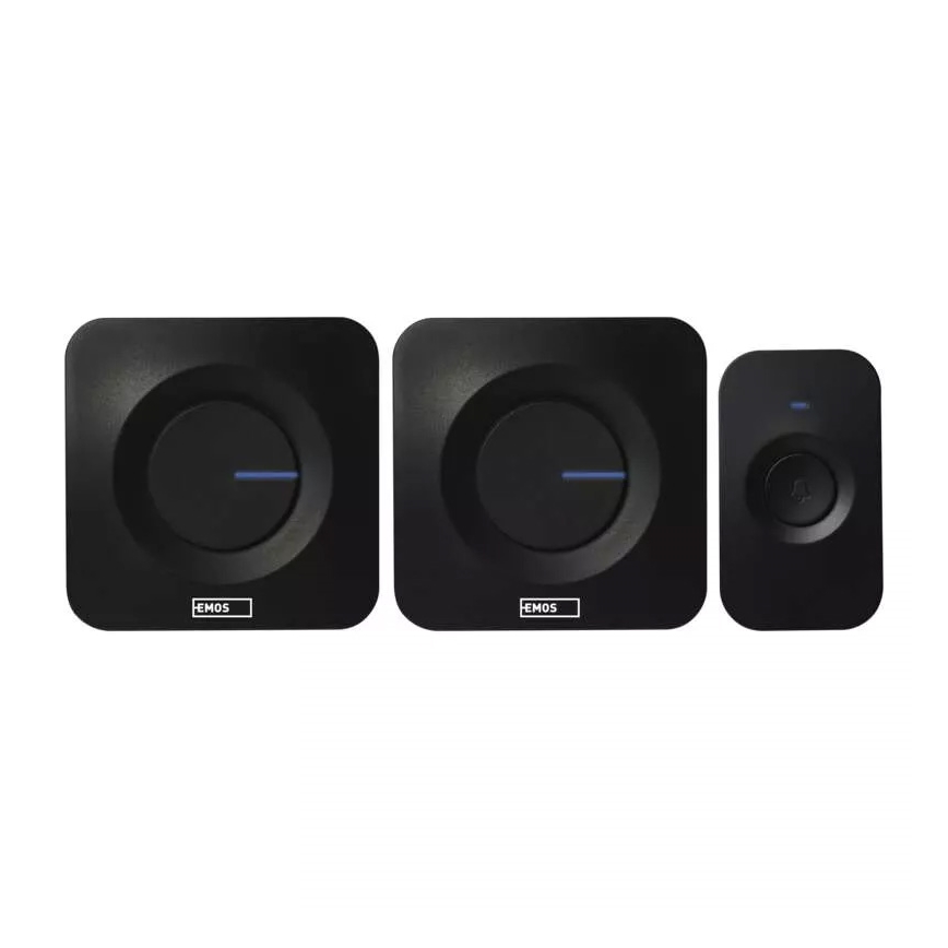 KOMPLET 2x Bežični zvončić na baterije 3xAAA + 1xA23 IP56