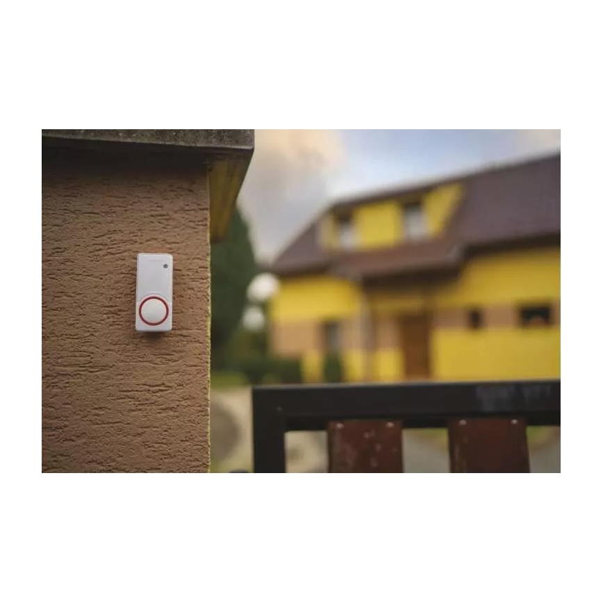 KOMPLET 2x bežični zvončić za utičnicu 230V IP44