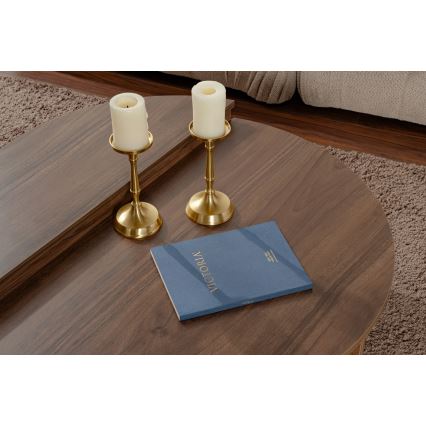 KOMPLET 2x konferencijski stočić ORION, orah