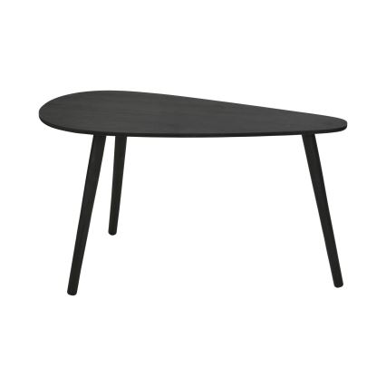 Komplet 2x konferencijskih stočića SOLE 60/80x30/40 cm crni