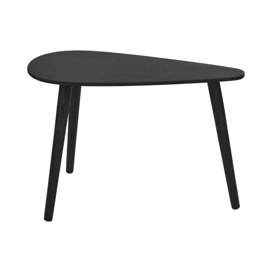 Komplet 2x konferencijskih stočića SOLE 60/80x30/40 cm crni