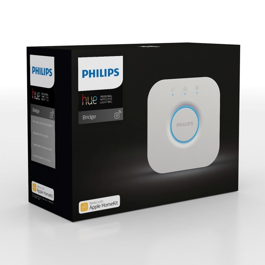 Komplet 2x LED prigušiva sijalica Philips Hue WHITE AMBIANCE GU10/4,2W/230V 2200-6500K + Hue bridge