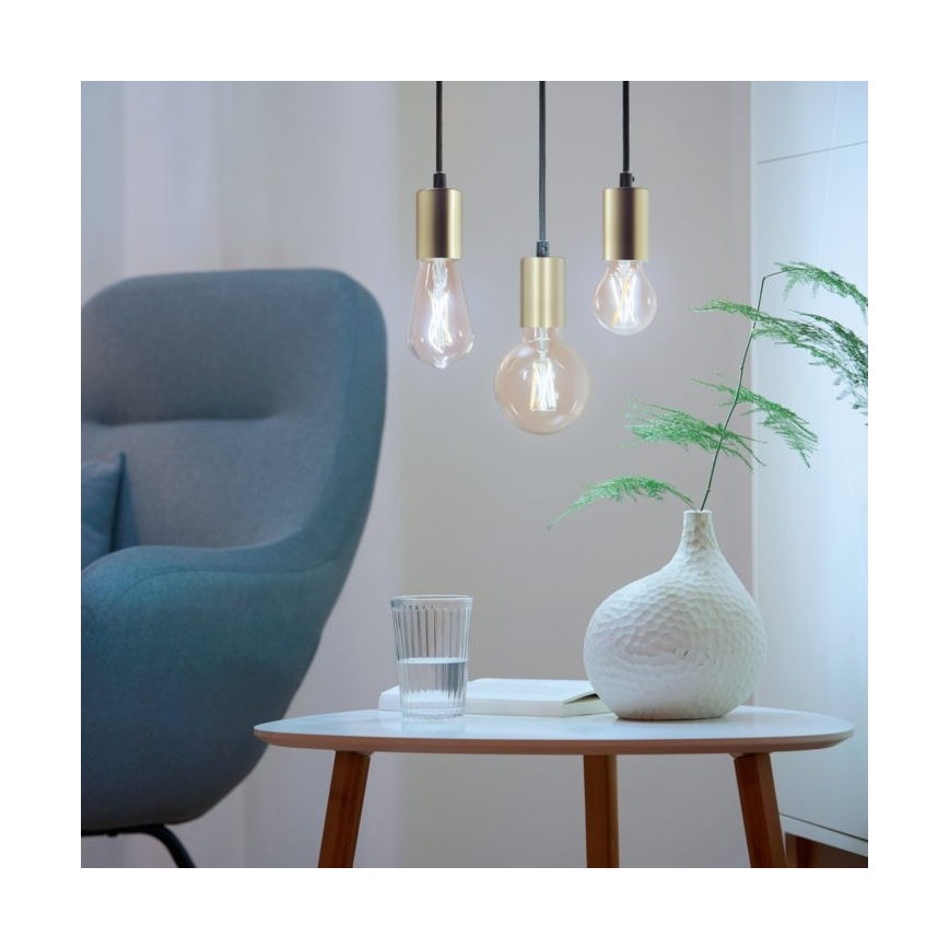 Komplet 2x LED prigušiva sijalica VINTAGE FILAMENT ST64 E27/6,7W/230V 2000-5000K Wi-Fi - WiZ