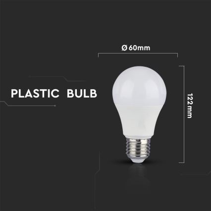 Komplet 2x LED prigušiva sijalice A60 E27/9W/230V 6400K