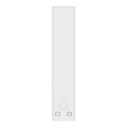 KOMPLET 2x LED punjivo osvetljenje za nameštaj sa senzorom pokreta i sumraka VIRO LED/1,2W/3,7V 800 mAh 3000/4000/6500K 30 cm bela