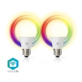 KOMPLET 2x LED RGBW prigušiva sijalica SmartLife E27/9W/230V Wi-Fi 2700-6500K