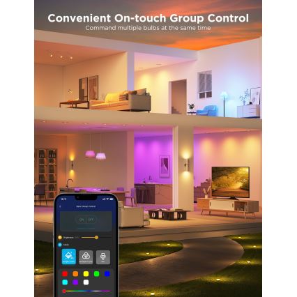 Komplet 2x LED RGBWW prigušiva sijalica GU10/4,8W/230V 2700-6500K Wi-Fi - Govee