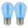 Komplet 2x LED sijalice PARTY E27/0,3W/36V plava