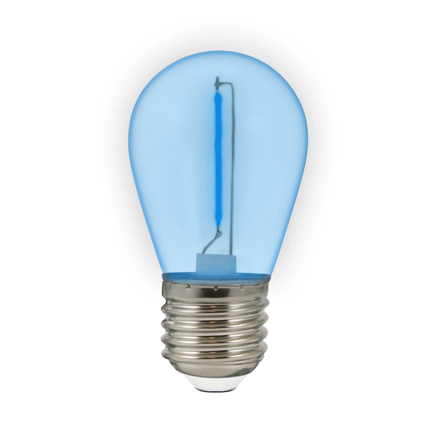 Komplet 2x LED sijalice PARTY E27/0,3W/36V plava