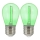 Komplet 2x LED sijalice PARTY E27/0,3W/36V zelene