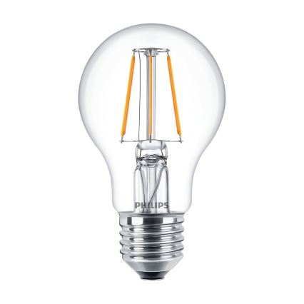 KOMPLET 2x LED sijalice VINTAGE Philips A60 E27/4,3W/230V 2700K