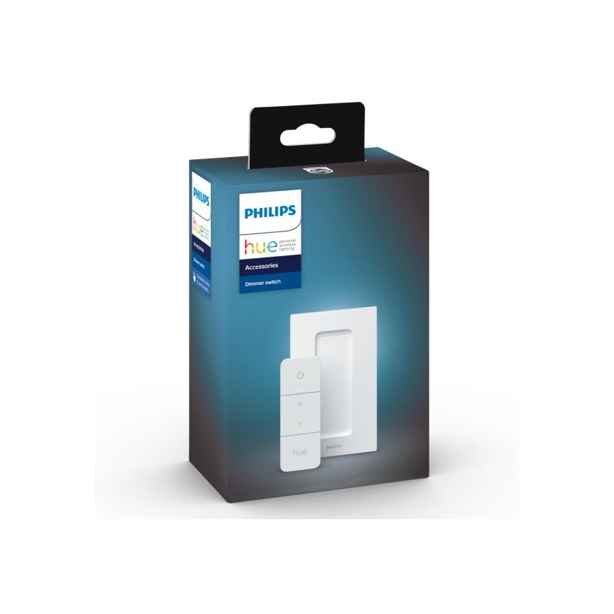 Komplet 2x LED prigušiva sijalica Philips Hue WHITE AMBIANCE GU10/4,2W/230V 2200-6500K + prekidač za prigušivanje