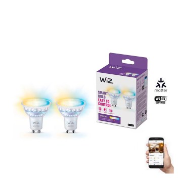 KOMPLET 2x prigušiva LED sijalica sa senzorom pokreta PAR16 GU10/4,7W/230V 2700-6500K CRI 90 Wi-Fi - WiZ