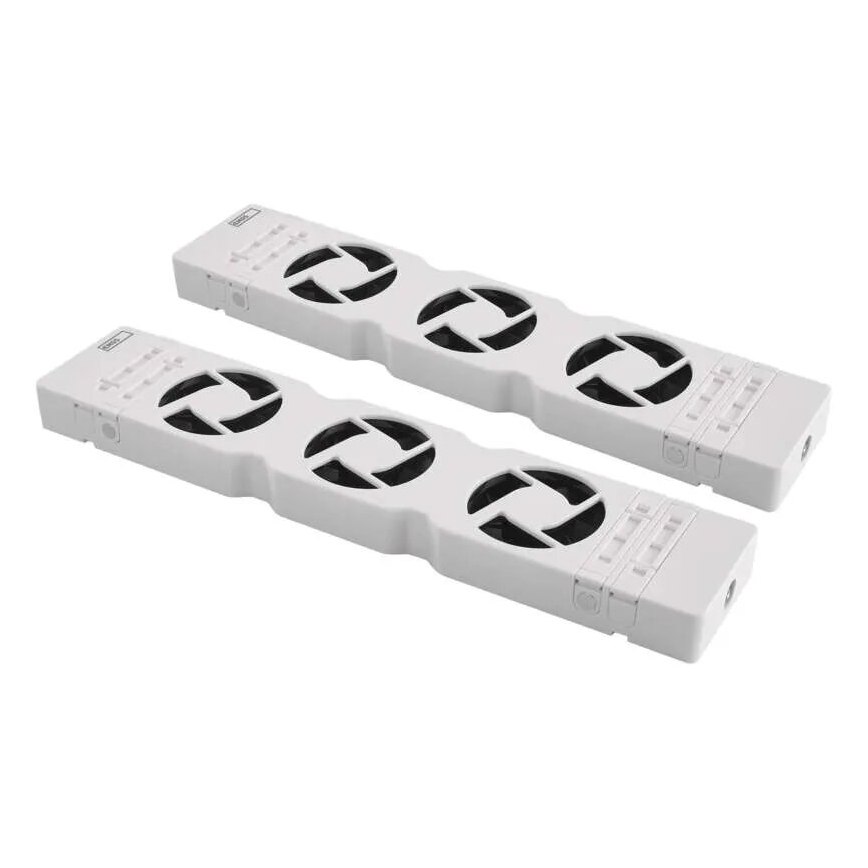 Komplet 2x ventilatora za grejanje 5/230V, beo