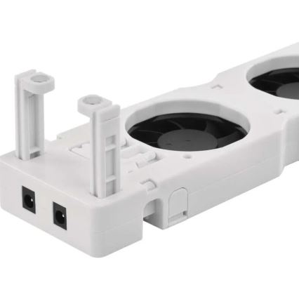 Komplet 2x ventilatora za grejanje 5/230V, beo