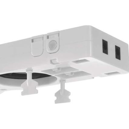 Komplet 2x ventilatora za grejanje 5/230V, beo
