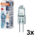 Komplet 3x halogene sijalice za rernu HALOSTAR G4/10W/12V 2700K - Osram
