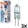 Komplet 3x halogene sijalice za rernu HALOSTAR G4/10W/12V 2700K - Osram