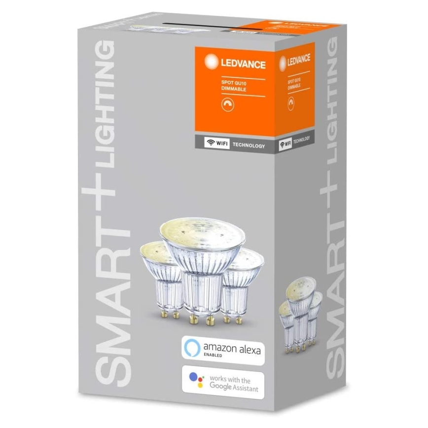 SET 3x LED prigušiva sijalica SMART+ GU10/5W/230V 2700K Wi-Fi - Ledvance
