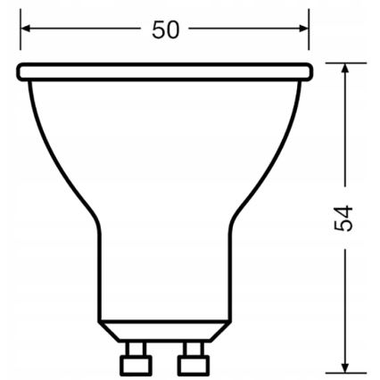 Komplet 3x LED reflektorska sijalica PAR16 GU10/6,9W/230V 4000K 60° - Osram