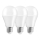 Komplet 3x LED sijalica A60 E27/10W/230V 3000K