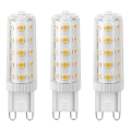 Komplet 3x LED sijalica ECOLINE G9/4,5W/230V 3000K - Brilagi