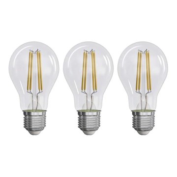 Komplet 3x LED sijalica FILAMENT A60 E27/5W/230V 4000K Energetska klasa A