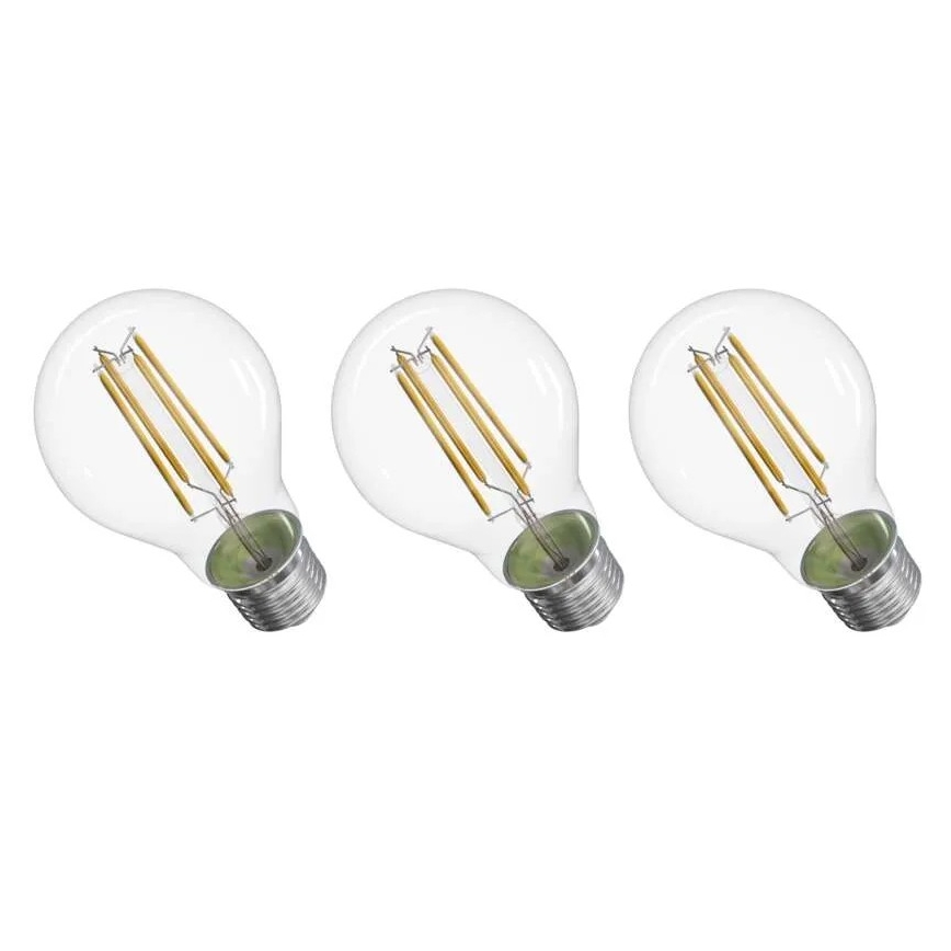 Komplet 3x LED sijalica FILAMENT A60 E27/5W/230V 4000K Energetska klasa A