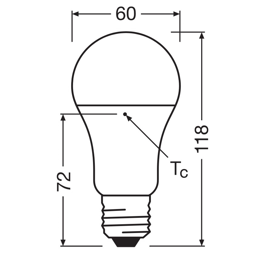 Komplet 3x LED sijalica od reciklirane plastike A100 E27/14W/230V 2700K - Osram