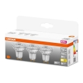 KOMPLET 3x LED sijalica PAR16 GU10/2,6W/230V 2700K - Osram