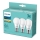 Komplet 3x LED sijalica Philips A60 E27/8W/230V 2700K