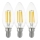 Komplet 3x LED sijalica VINTAGE C35 E14/4W/230V 2700K - Eglo 12811